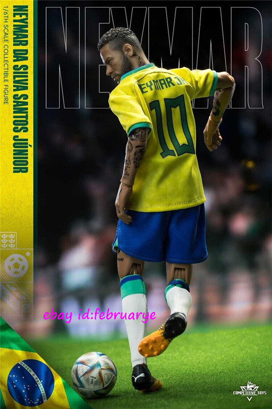 Competitive Toys 1/6 Com003 Neymar Action Figure In Stock New