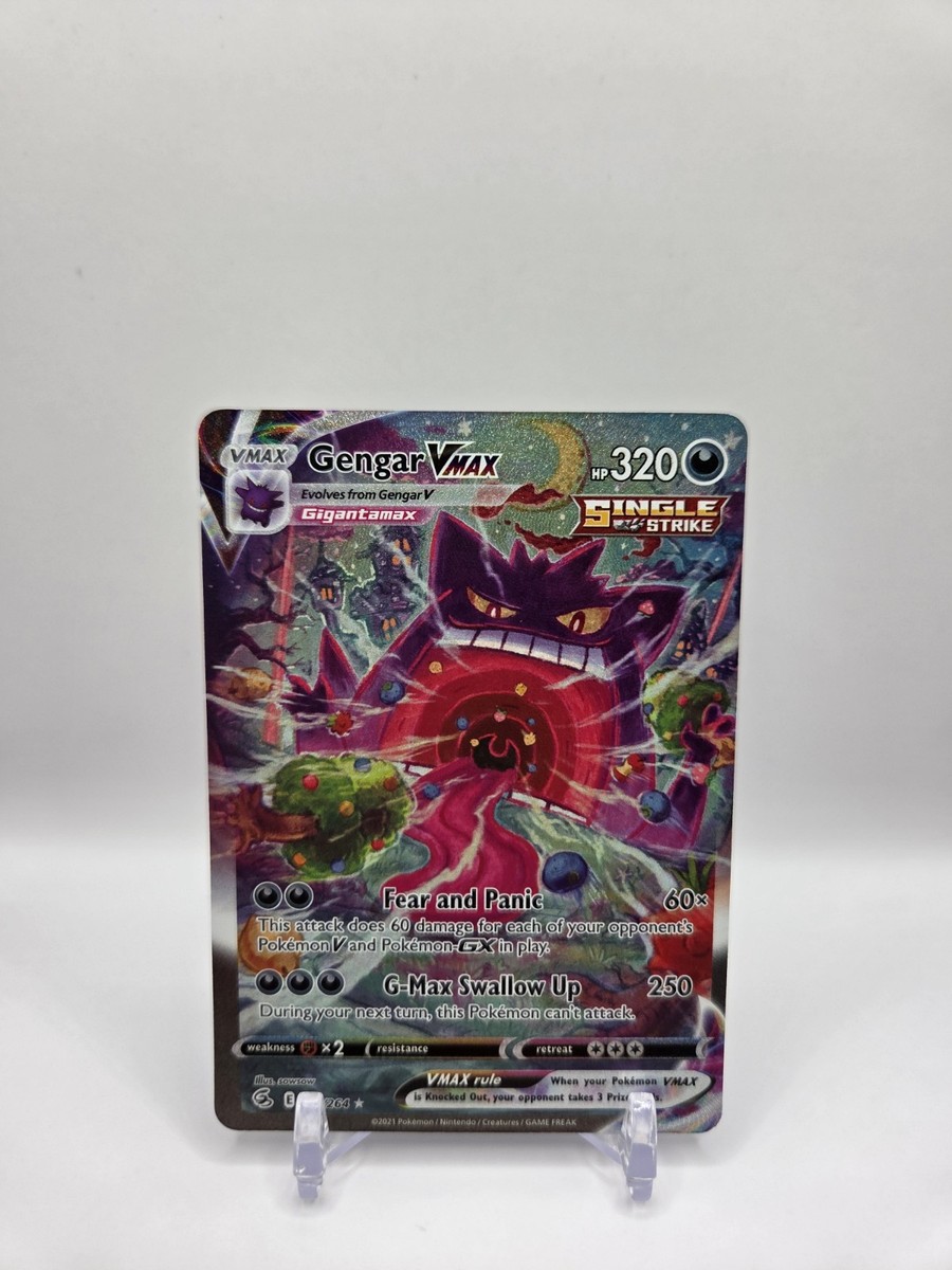 Pokemon Gengar VMAX Alt Art Fusion Strike 271/264 NM | eBay