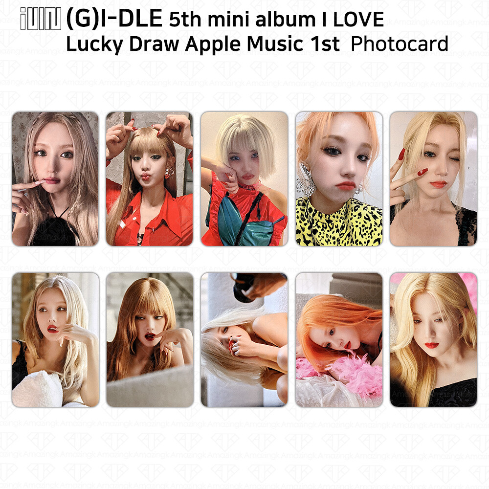 IDLE G-IDLE 5th Mini Album I Love Lucky Draw Photocard Apple Music