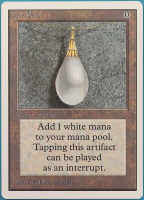 Mox Pearl Unlimited MINT (Reserved List Power 9 MTG Magic Card