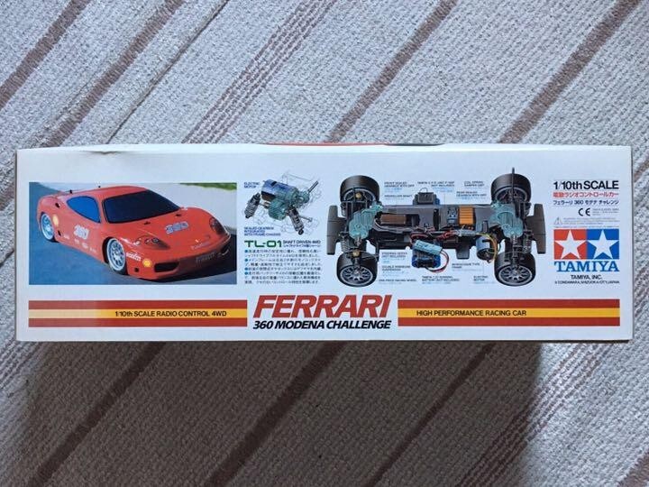 TAMIYA Ferrari 360 未組立 TAMIYA Ferrari 360 Modena Challenge 未