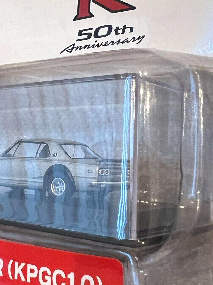 1/64 Nissan Skyline 2000 GT-R (KPGC10) 1969 Silver Diecast Model