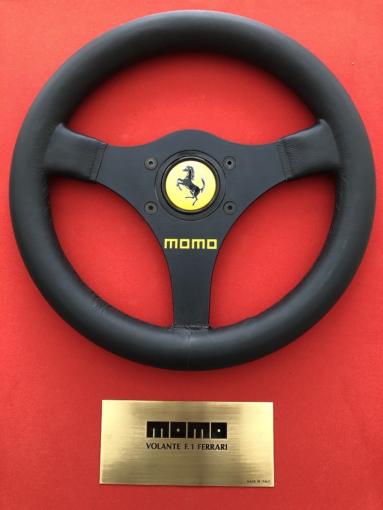 Ferrari Momo F1 Steering Wheel Commemorative Artwork - Vintage