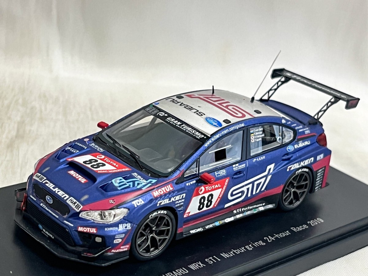 1/43 Subaru WRX STI #88 2019 Nürburgring 24h N24 EBBRO 45556 | eBay