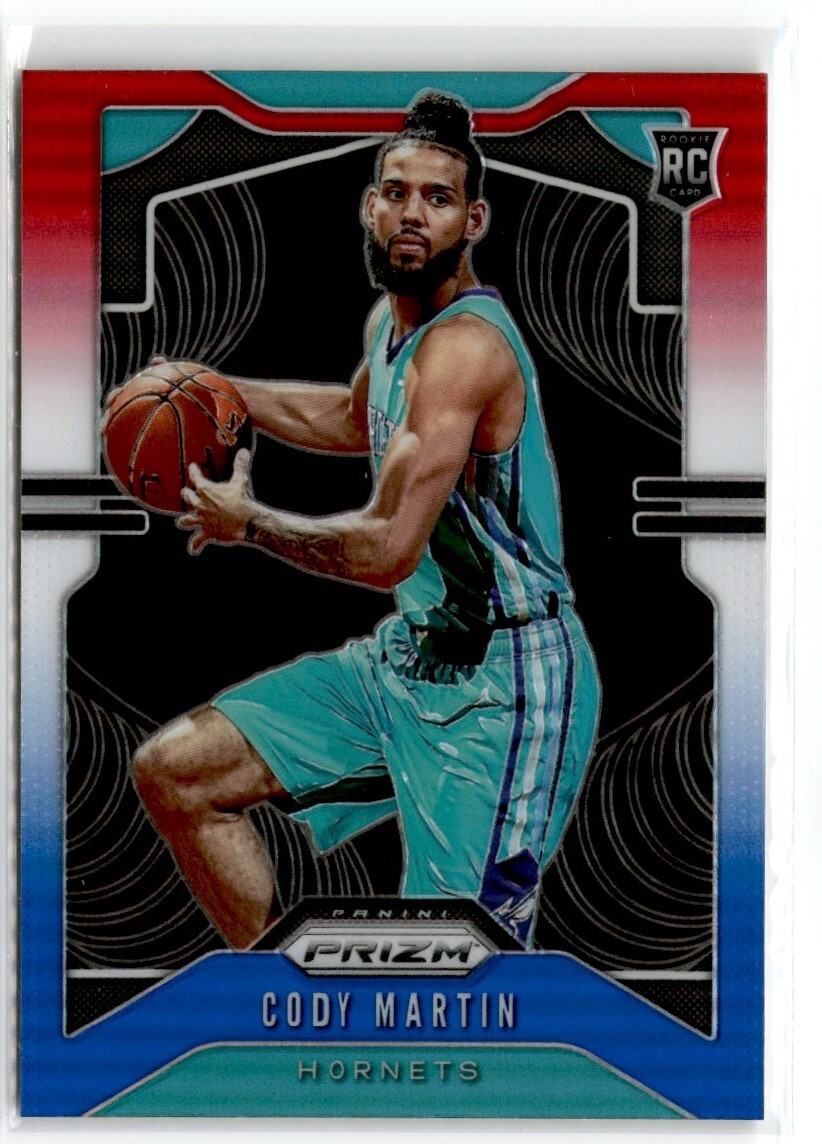 2019-20 Panini Prizm Red/White/Blue Cody Martin #278 RC Charlotte