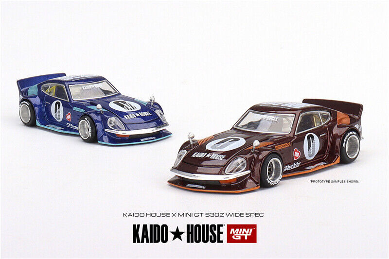 MINIGT x Kaido House Datsun KAIDO Fairlady Z Dark blue / Red Model