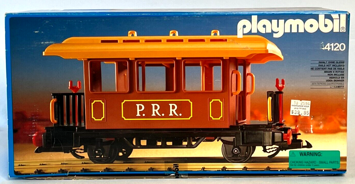 Playmobil 4120 Western Train Passenger Car New in Box | eBay