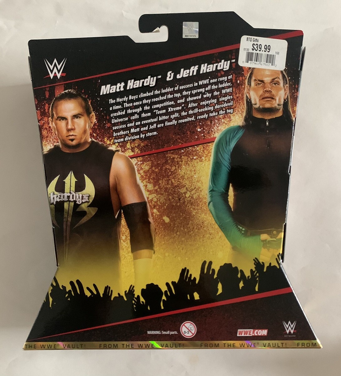 WWE Mattel Hardy Boyz Elite Collection Error Action Figure Set