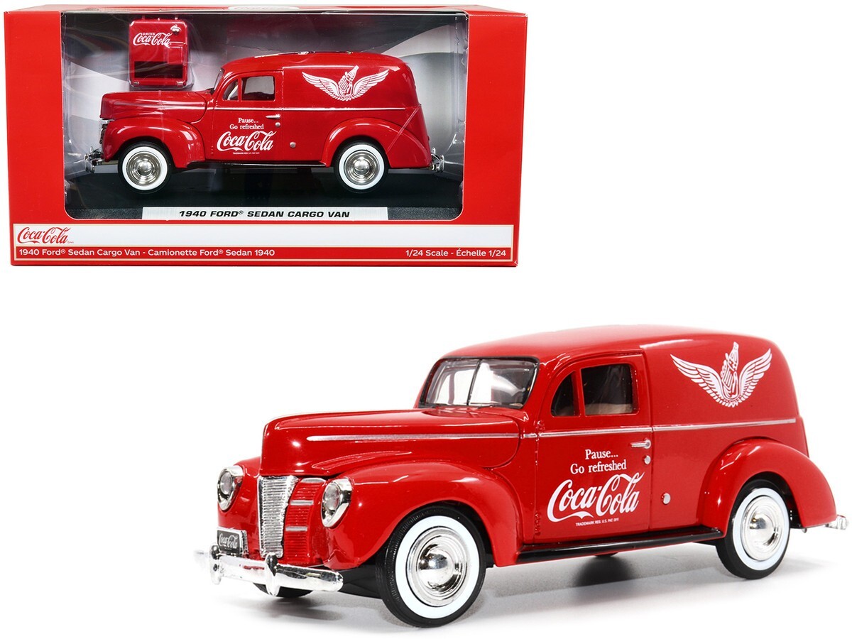 MOTOR CITY CLASSICS COCA COLA 1940 FORD DELIVERY VAN with COOLER 1