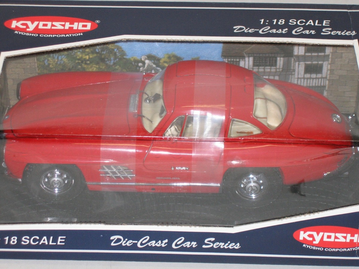 1/18 KYOSHO MERCEDES-BENZ 300 SL , RED , FULL OPENINGS , NEW | eBay