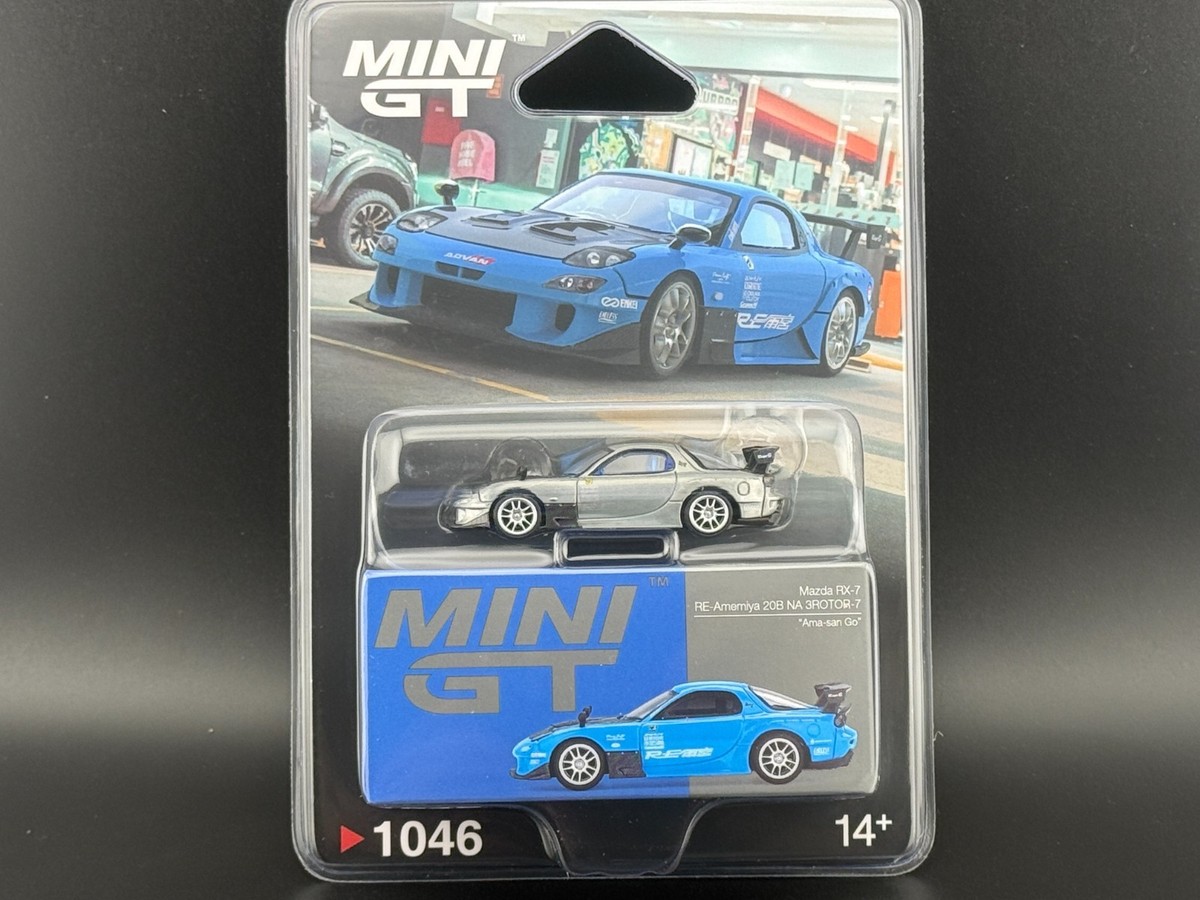 Mini GT Mazda RX-7 RE-Amemiya 20B NA 3ROTOR-7 “Ama-san Go” #1046 1
