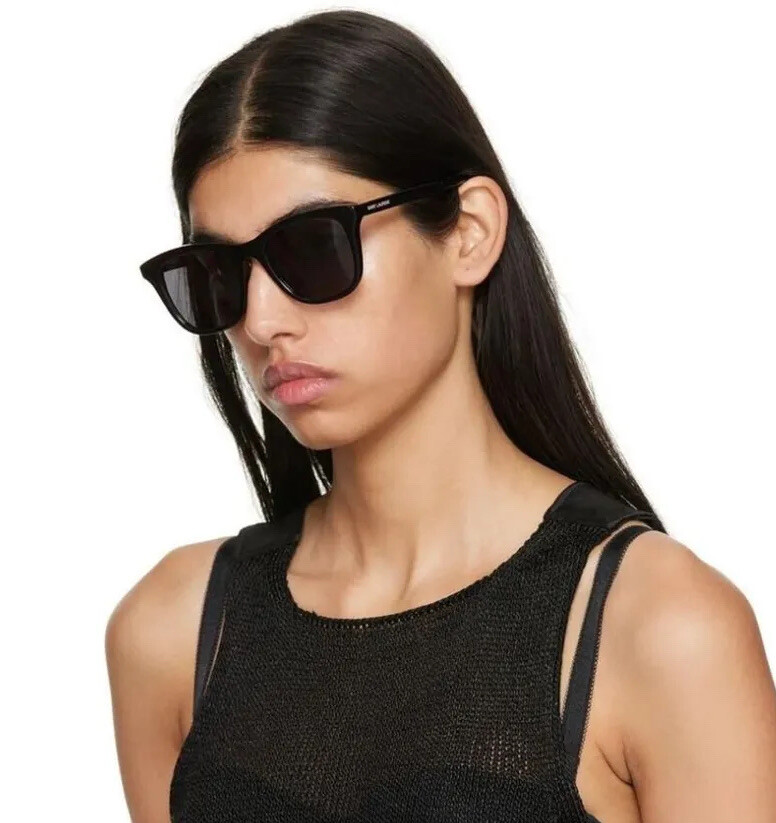 NEW SAINT LAURENT SL587K SAINT LAURENT UNISEX BLACK CLASSIC