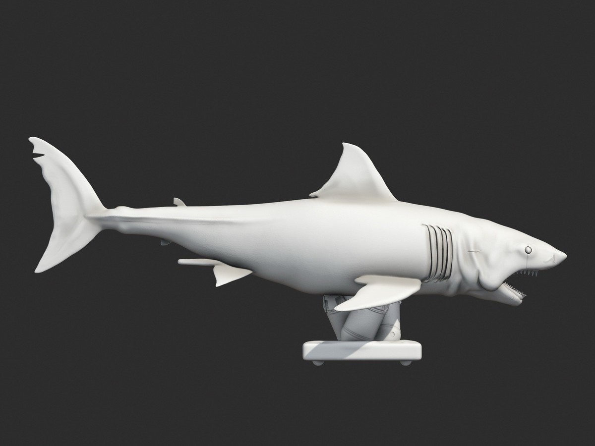 Jaws, Bruce The Shark 20.5” Long Resin Model | eBay