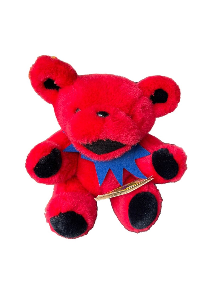 Vintage Grateful Dead Bear Jointed Steven Smith Red NWT 1990