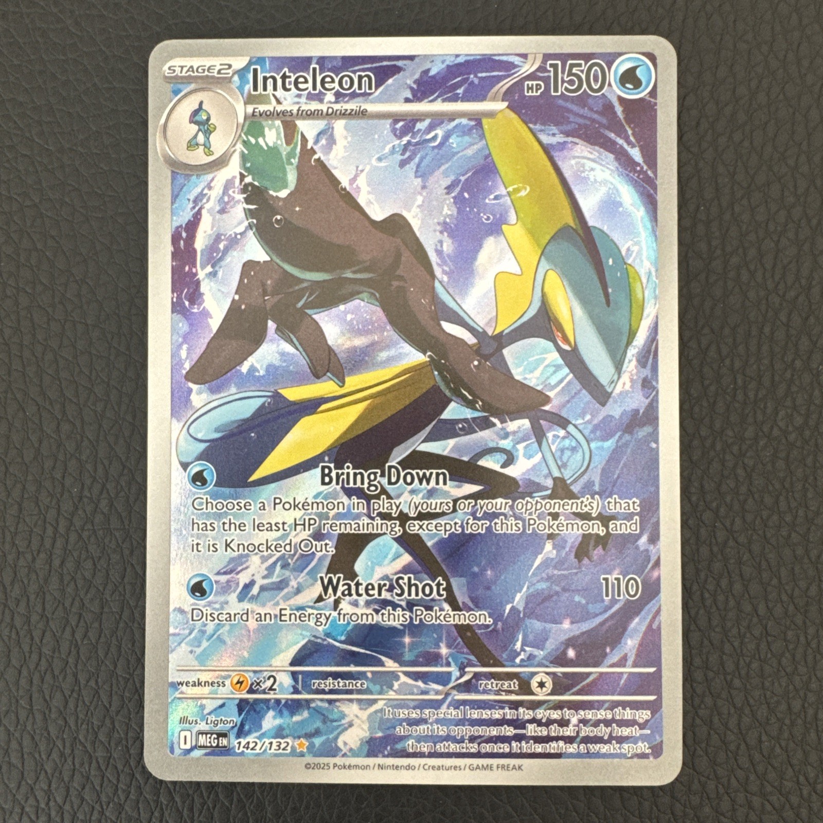 Inteleon 2025 Mega Evolution #142/132 Illustration Rare Price