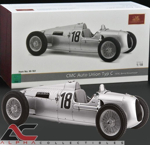 CMC M-161 1:18 1936 AUTO UNION TYPE C #18 (BERND ROSEMEYER) | eBay