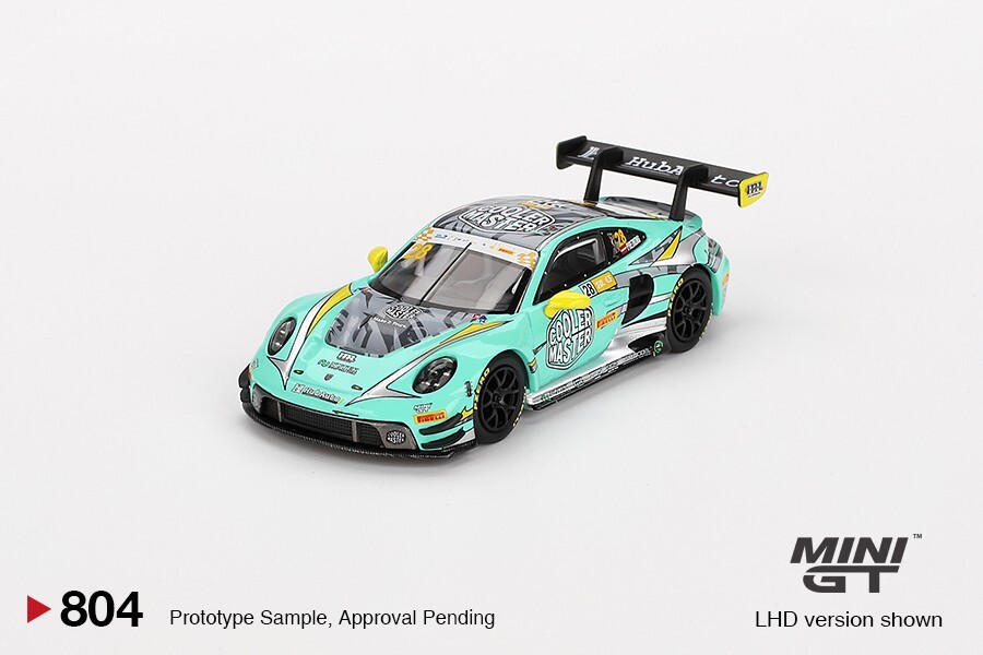 Mini GT 1:64 Porsche 911 GT3 R #28 HubAuto Racing 2023 Macau Grand