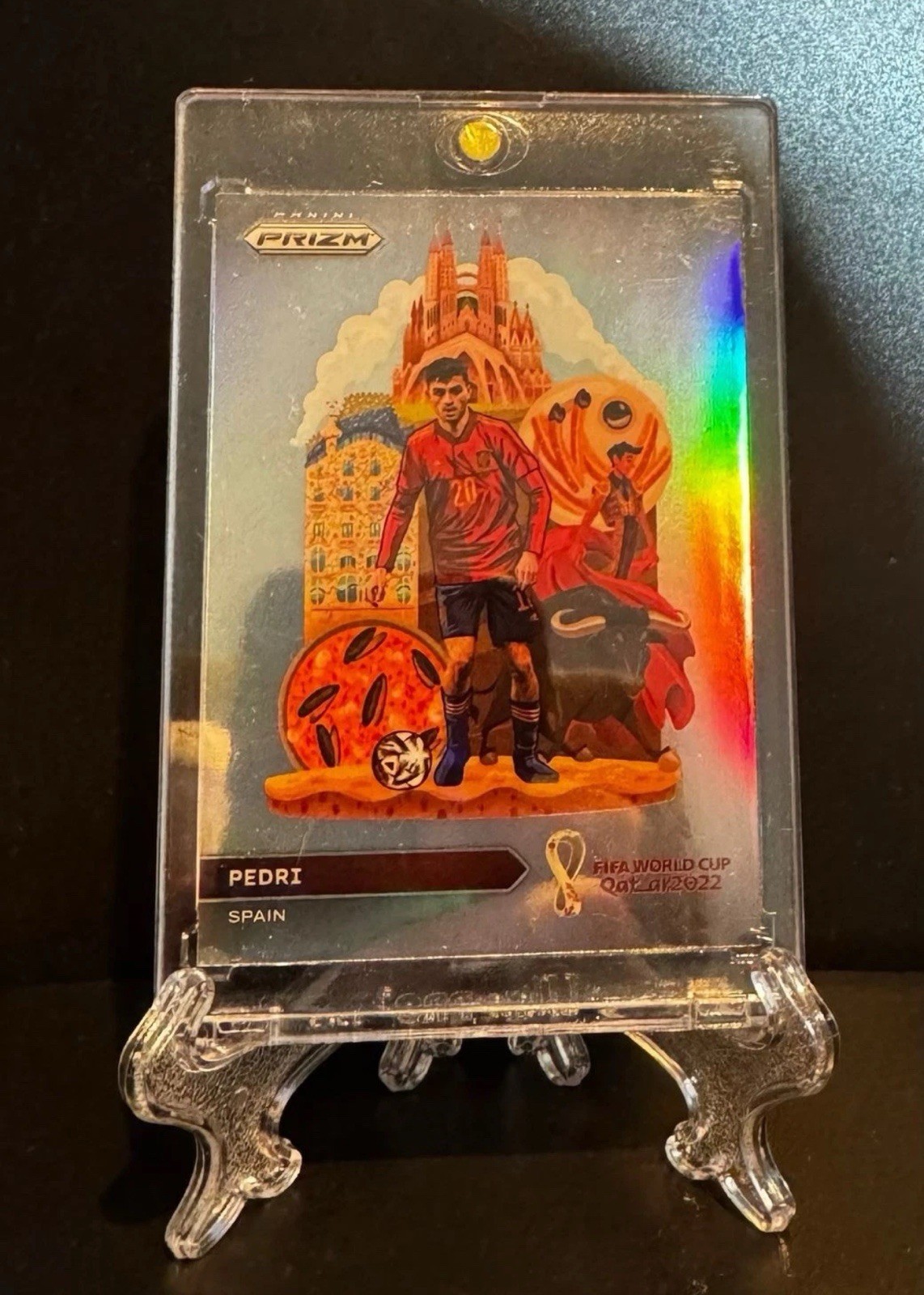 Pedri 2022 Prizm World Cup #25 National Landmarks /(SSP) Price