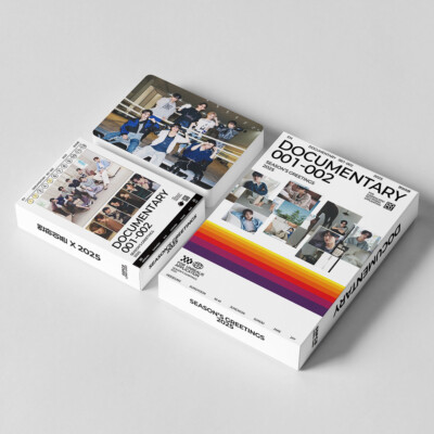 55pcs Set ENHYPEN 2025 SEASON'S GREETINGS DOCUMENTARY Lomo