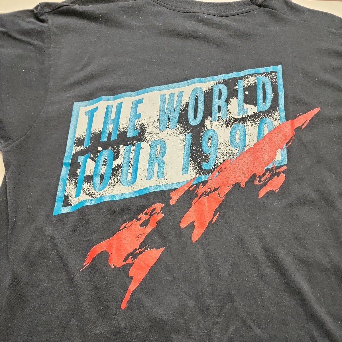 vintage 90s DAVID BOWIE SOUND AND VISION WORLD TOUR 1990 screen