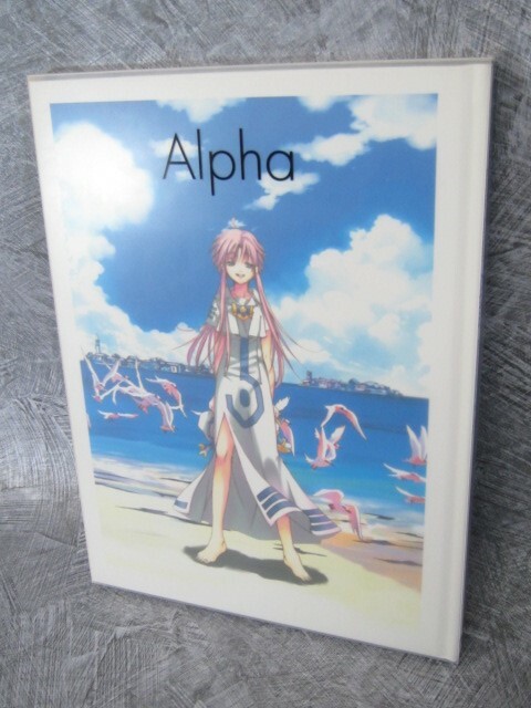 KOZUE AMANO Illustration Works I 1 ALPHA in Case Aria Art Fan Book
