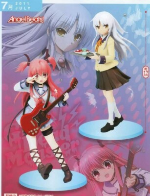Tenshi Kanade Yui Set Angel Beats Scene Figure Anime Toy 160mm set