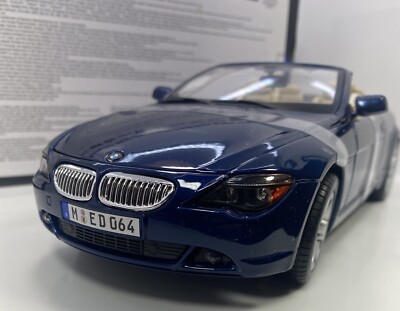 MAISTO 1/18 Scale BMW 645Ci “BLUE VERSION” | eBay