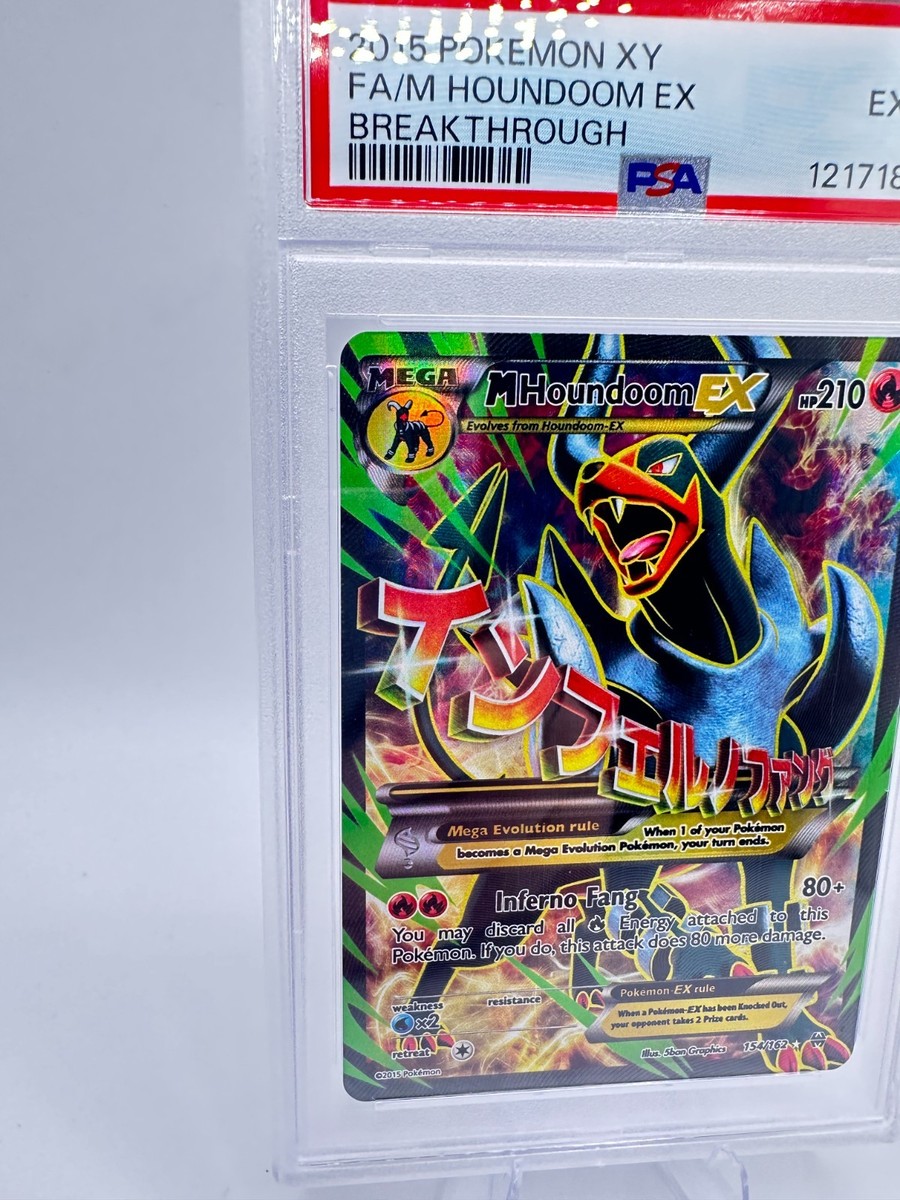 M Houndoom EX (Full Art) 154/162 Breakthrough Holo for sale online