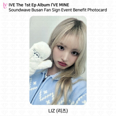 IVE The 1st Ep Album I'VE MINE Soundwave Fan Sign Event Photocard