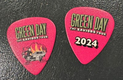 Green Day - The Saviors 2024 Tour - Collectible Guitar Pick | eBay