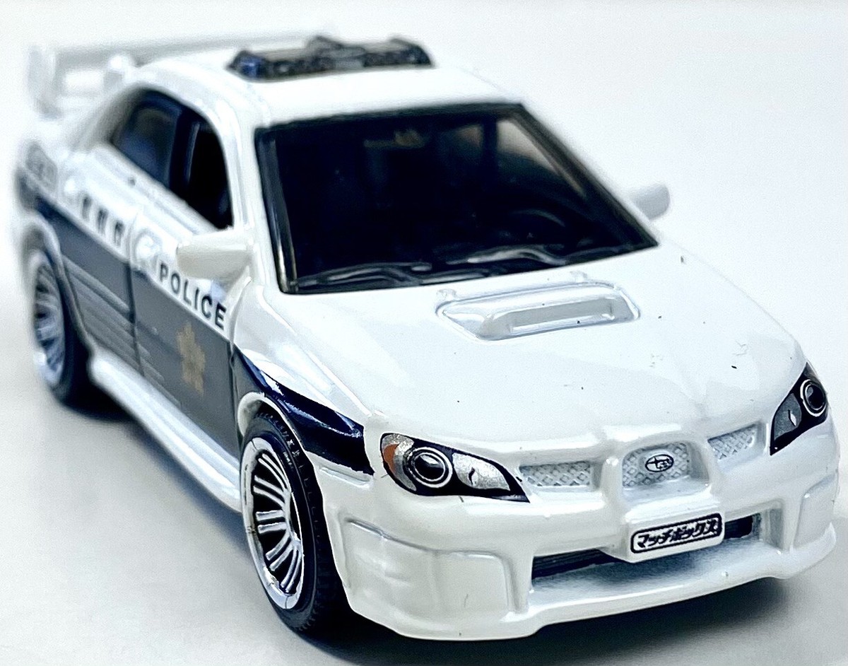 Matchbox MBX Japan Cruisers 2007 Subaru Impreza WRX White Police