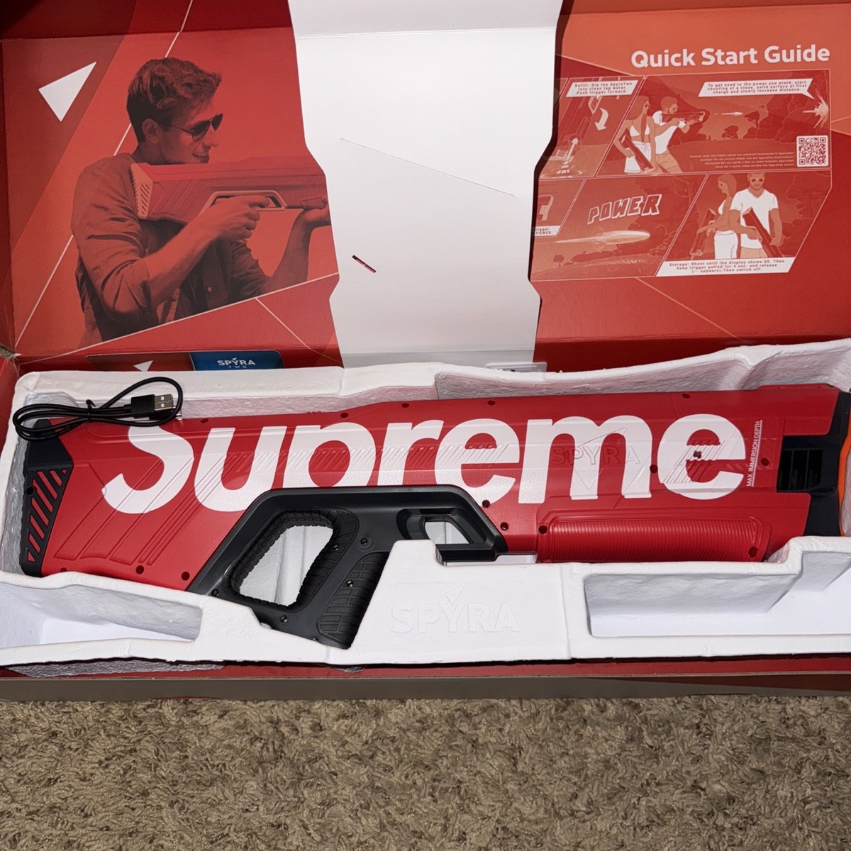 Supreme Red Spyra Two Water Blaster Gun BNIB | eBay