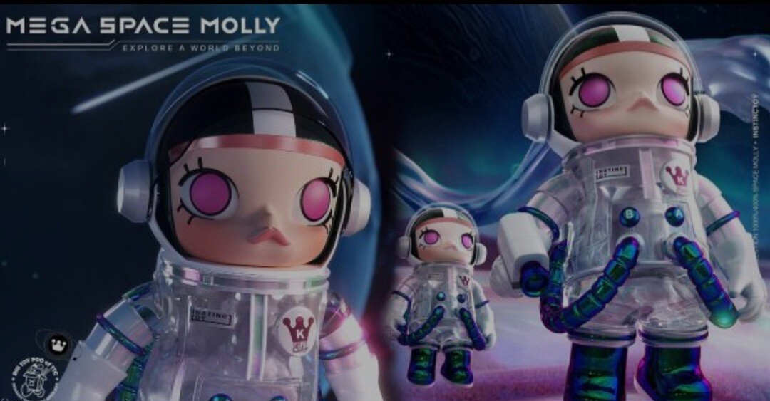 Pop Mart MEGA COLLECTION SPACE MOLLY x INSTINCTOY 1000% (LE) | eBay