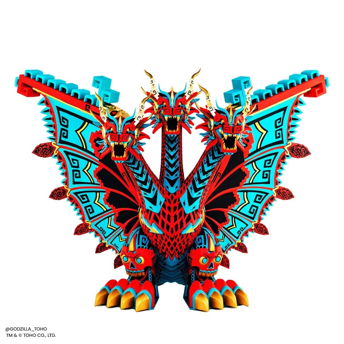 King Ghidorah Vinyl Designer Figure by Urban Aztec Planet X
