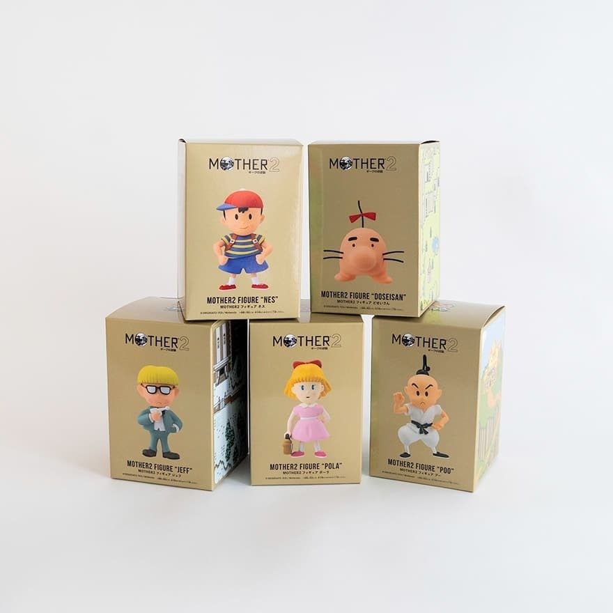 MOTHER 2 3D 5 Figure Set GOLDBOX series EARTHBOUND Hobonichi NEW