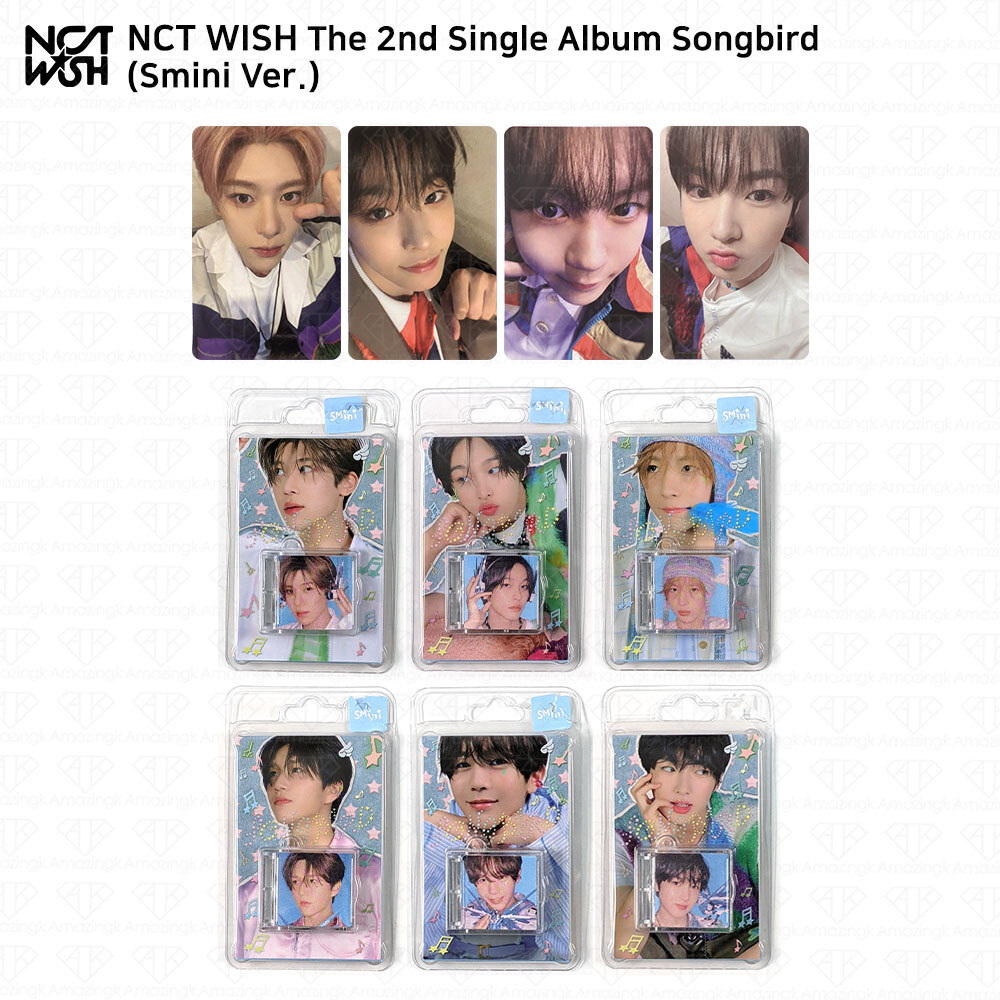 NCT WISH The 2nd Single Album Songbird Smini ver Photocard NFC CD