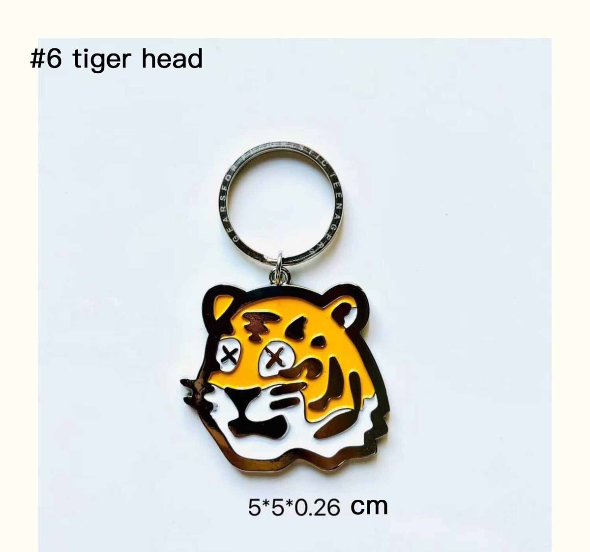HUMAN MADE 22SS Nigo Verdy Animal Zoo Metal Key Chain Pendant