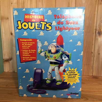 Toy Story Buzz Lightyear Takeoff Rocket Landline Phone Vintage