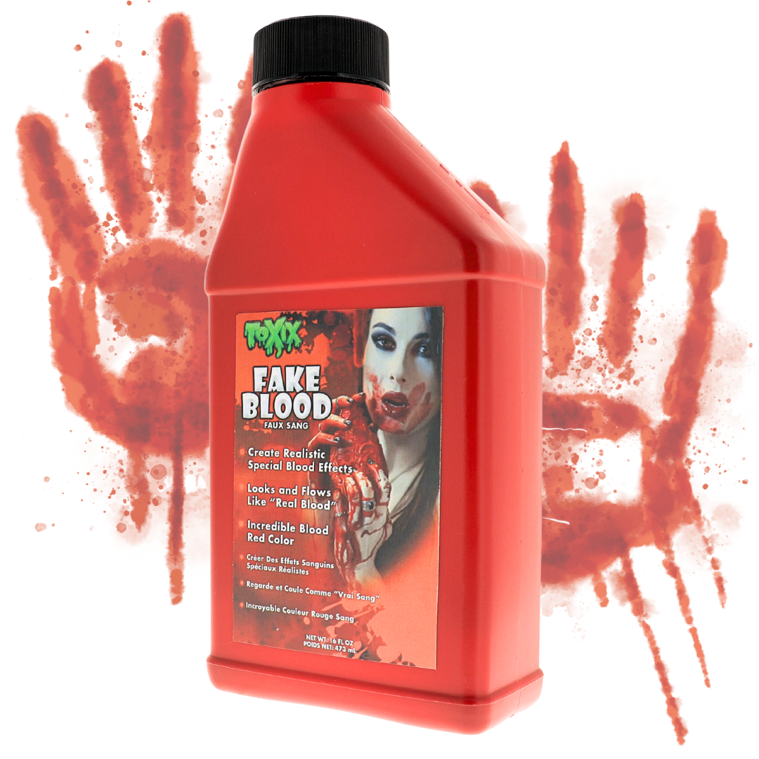 Fake Blood 16 Oz TOXIX - Monster Gore, Vampire Blood, Halloween