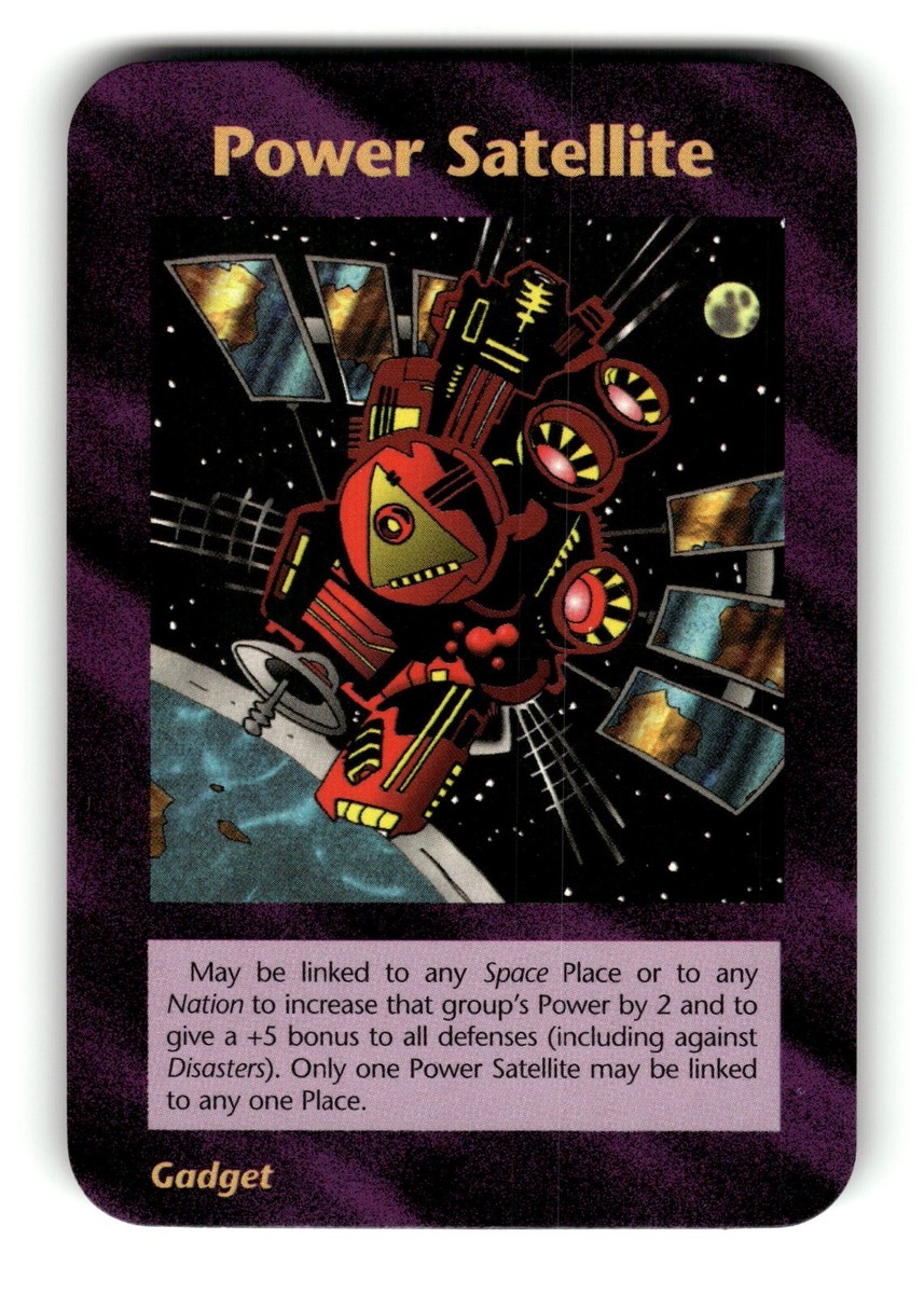 Power Satellite Card INWO Illuminati New World Order Assassins