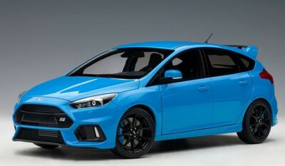 1/18 Ford USA Focus RS 2016 Nitrous Blue Metallic Model Car by