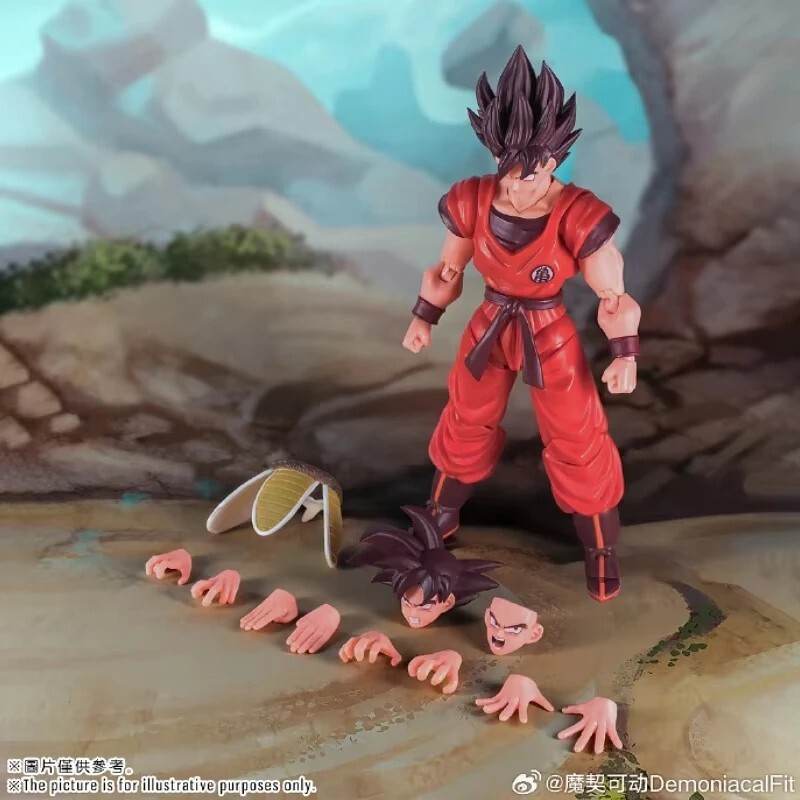 Demoniacal Fit Dragon Ball Z SHF Son Goku Kaio Ken Scarlet Martial