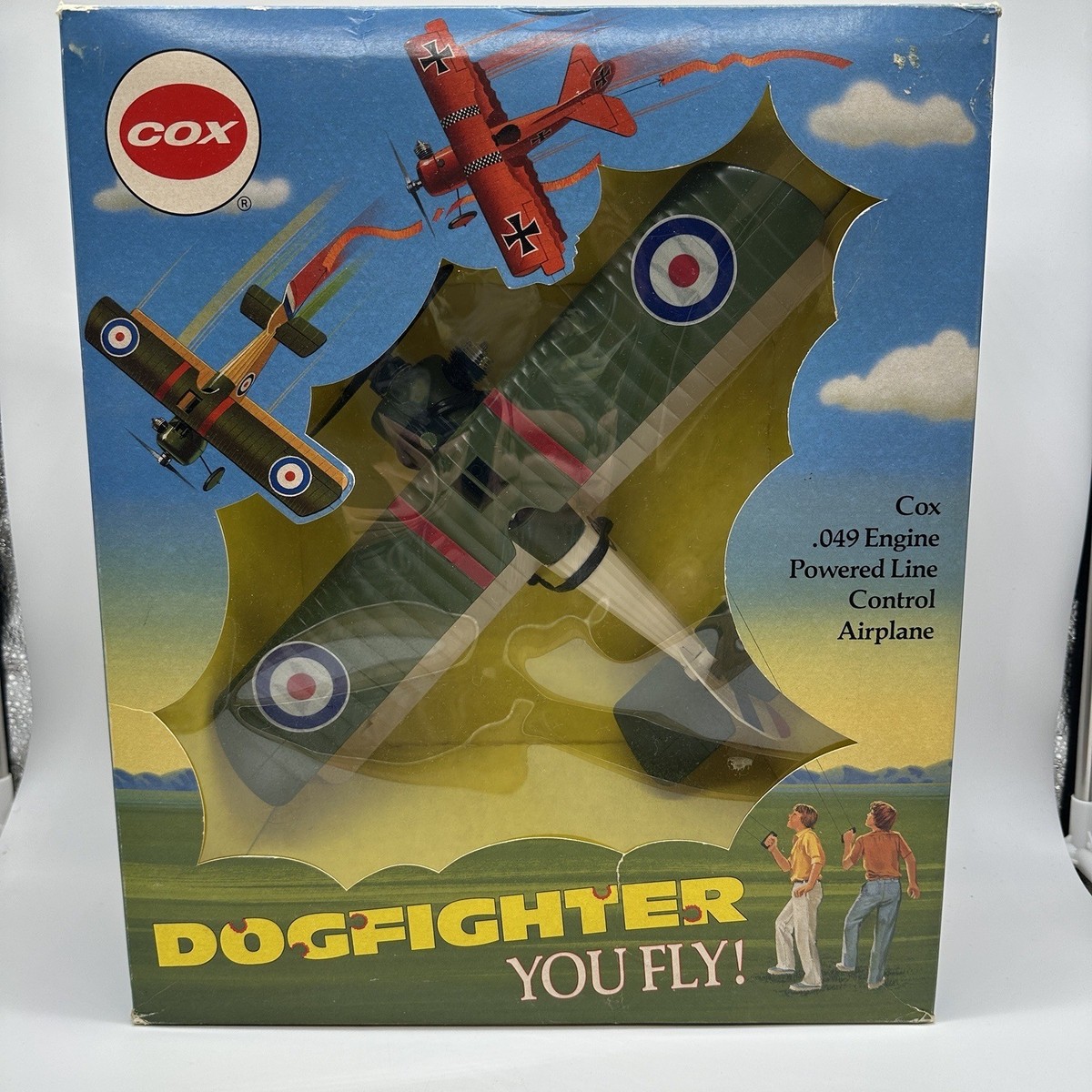 Cox Sopwith Camel WW1 Dogfighter .049 Eng Pwrd Line Control