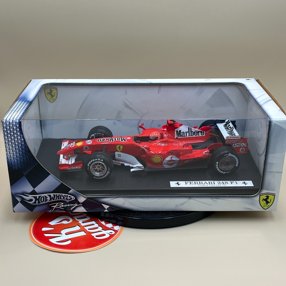 マテル 1/43 フェラーリ 248F1 M.シューマッハ バーコード仕様 マテル