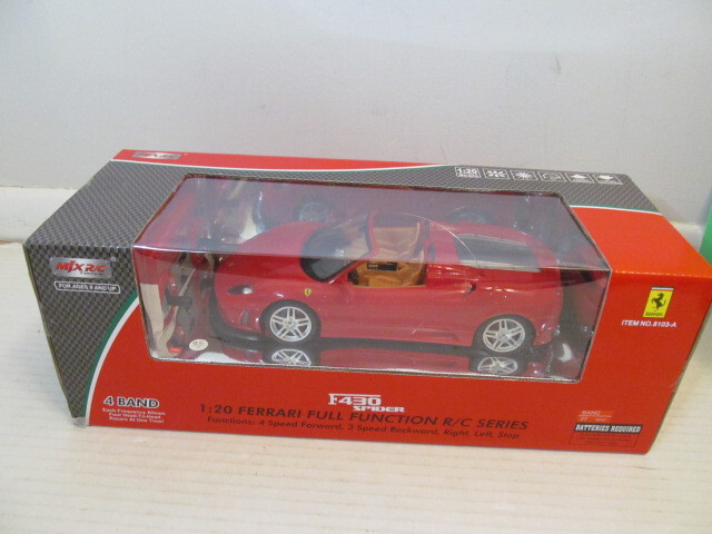 MJX Technic Ferrari F430 Spider Full Function R/C Car, 1/20 Scale
