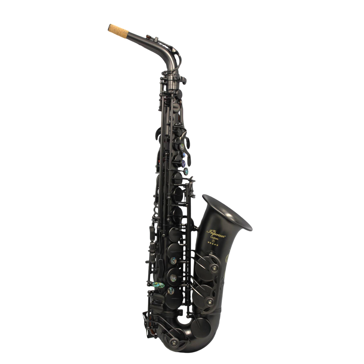 Eastern Music Pro use matte black Alto Saxophone with dragon or