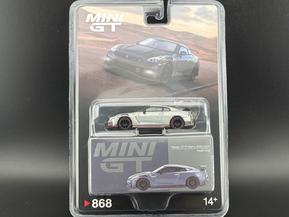 Mini GT Nissan GT-R Nismo 2024 NISMO – Stealth Gray #868 1/64