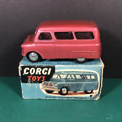 Vintage Corgi Toys | 404 | Bedford Dormobile Van With Original Box
