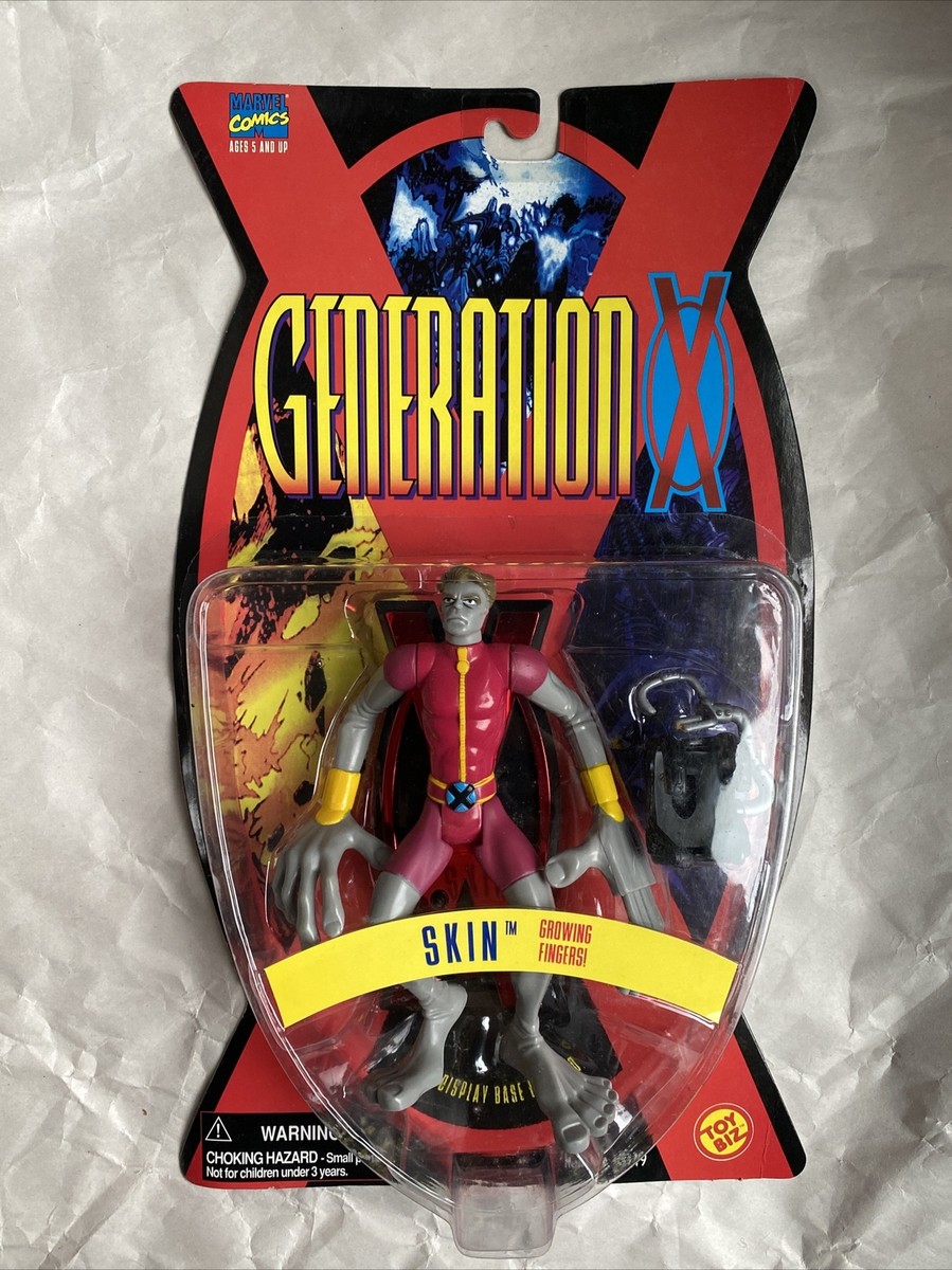 TOY BIZ 1995 X-Men Generation X SKIN Marvel 5” Action Figure in RE