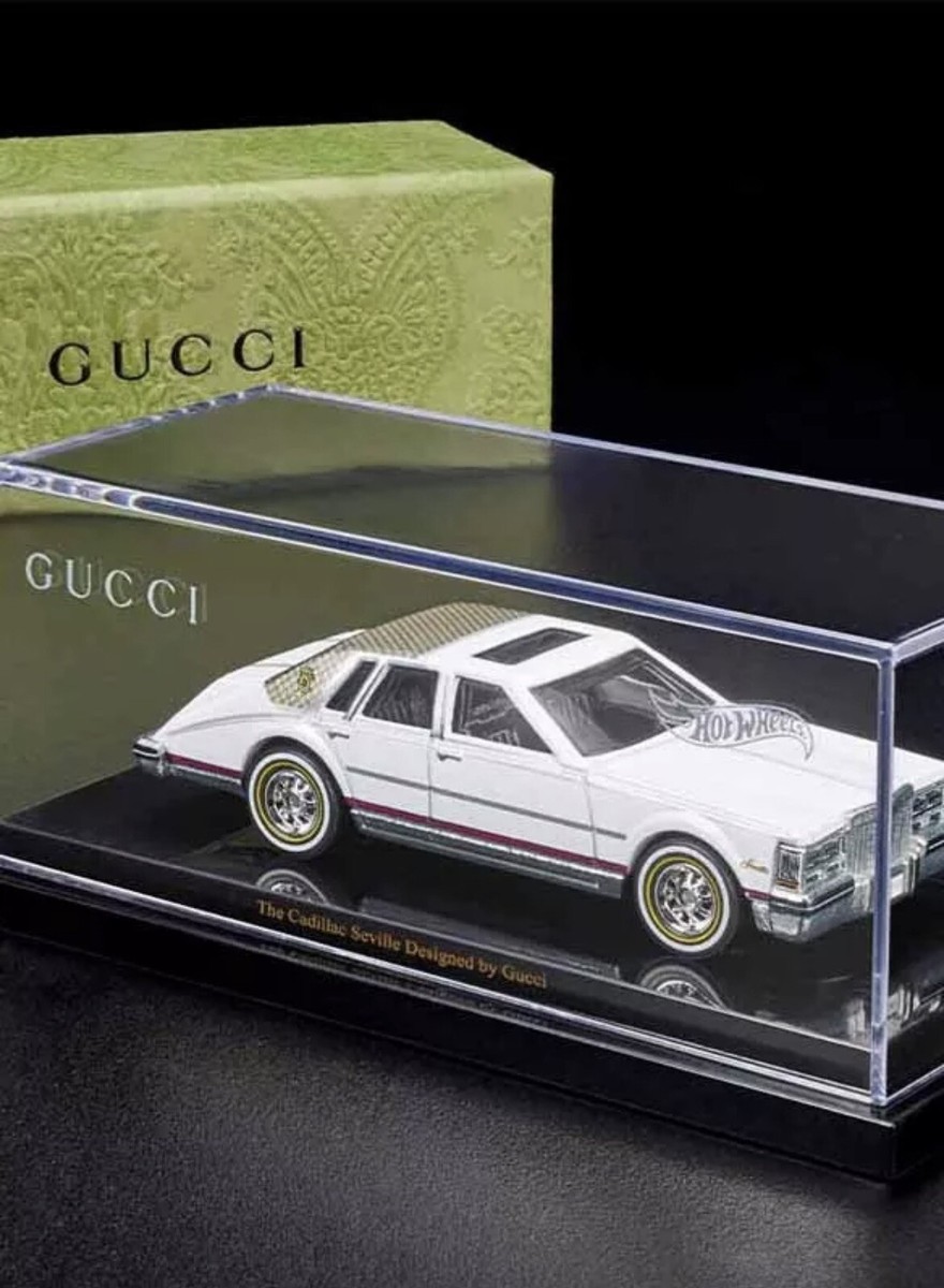 BRAND NEW Hot Wheels x Gucci Cadillac Seville | eBay